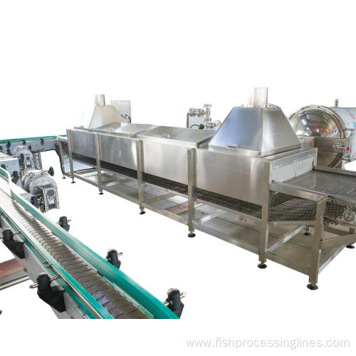 Hot Selling cheapest custom canned fish production line